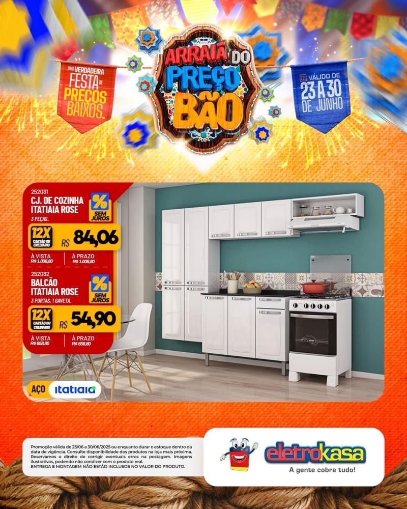 ARRAIÁ DO PREÇO BÃO nas lojas eletroKasa, em Rolim de Moura ARRAIÁ DO PREÇO BÃO nas lojas eletroKasa, em Rolim de Moura