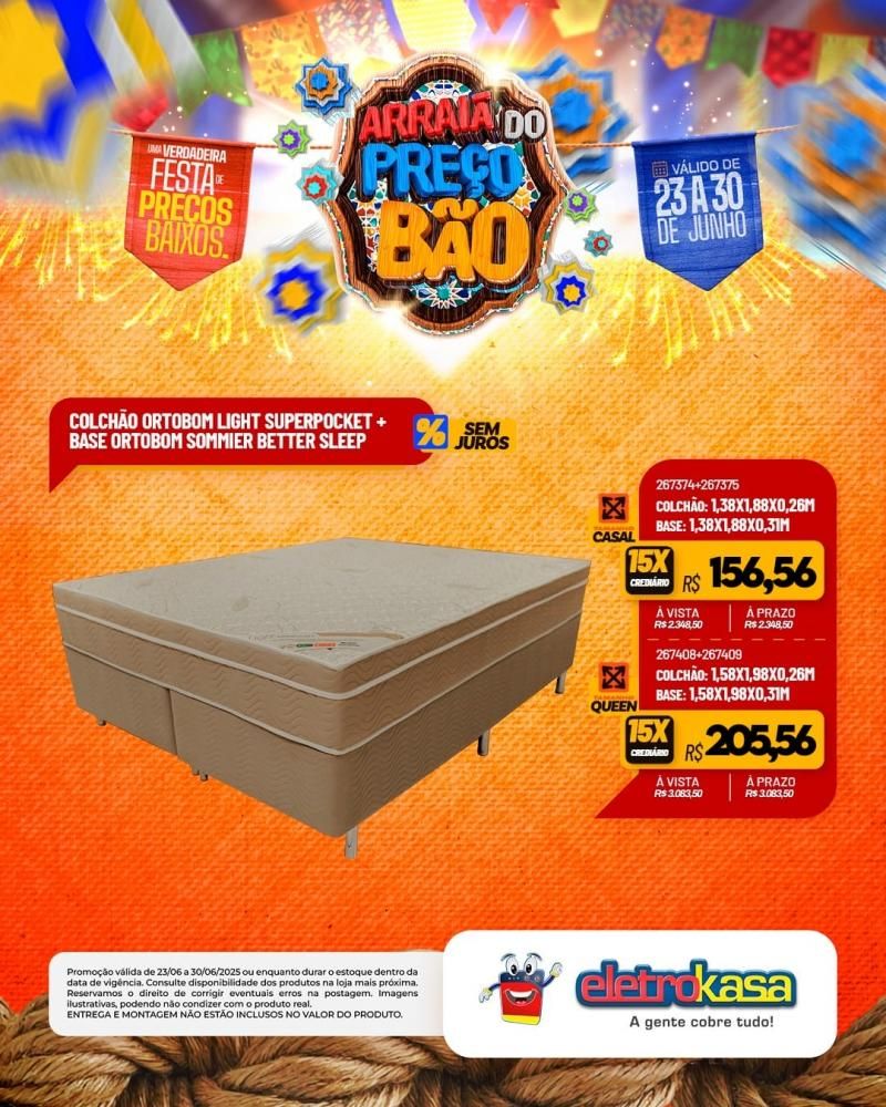 ARRAIÁ DO PREÇO BÃO nas lojas eletroKasa, em Rolim de Moura ARRAIÁ DO PREÇO BÃO nas lojas eletroKasa, em Rolim de Moura