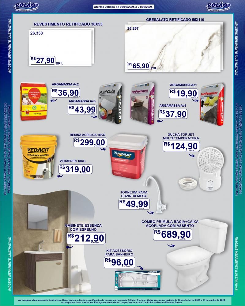 Chegou o OUTLET DE PISOS no ROLÃO MATERIAIS PARA CONSTRUÇÃO Chegou o OUTLET DE PISOS no ROLÃO MATERIAIS PARA CONSTRUÇÃO