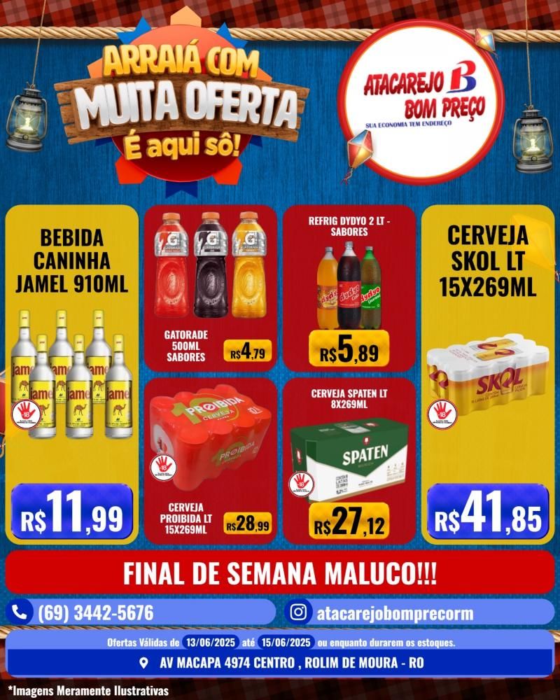 Domingo da economia no ATACAREJO BOM PREÇO, em Rolim de Moura Domingo da economia no ATACAREJO BOM PREÇO, em Rolim de Moura