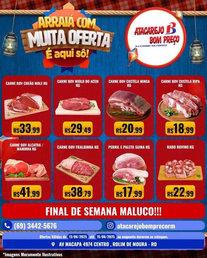 Domingo da economia no ATACAREJO BOM PREÇO, em Rolim de Moura Domingo da economia no ATACAREJO BOM PREÇO, em Rolim de Moura