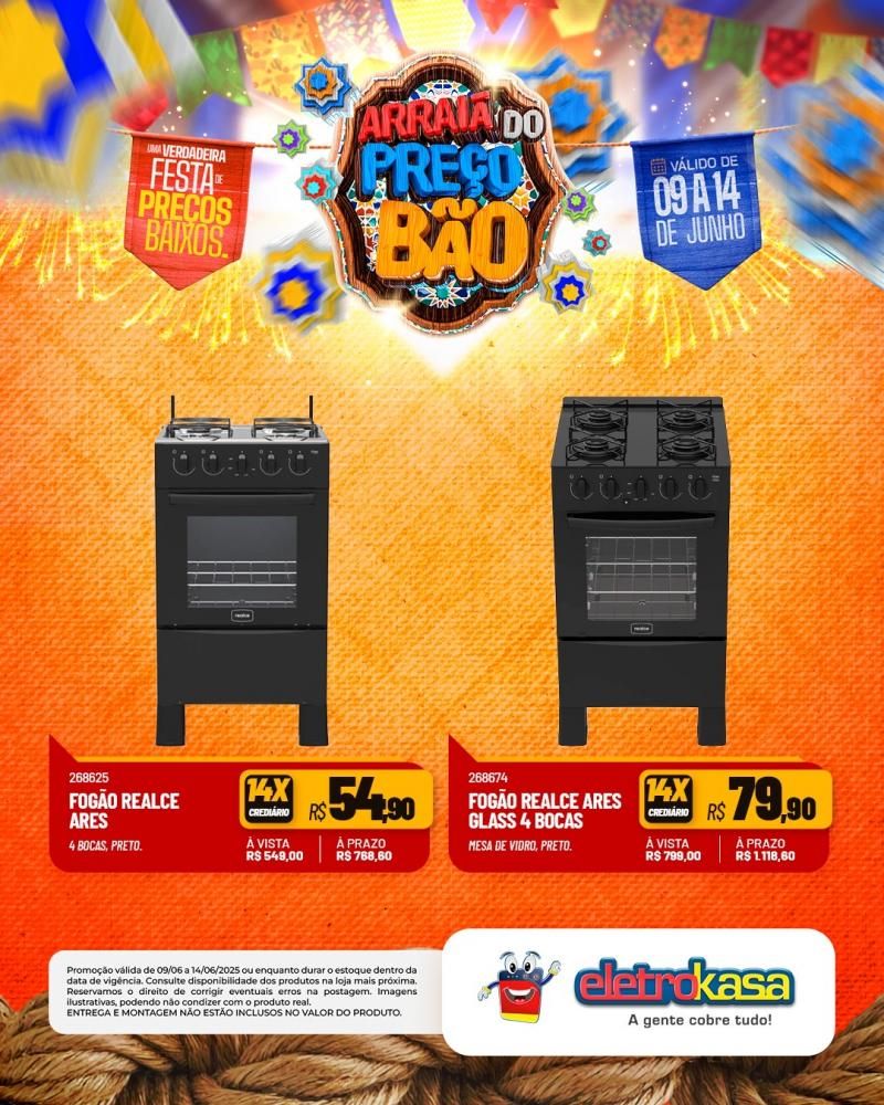 Festa de Preços Baixos, nas Lojas eletroKasa, em Rolim de Moura Festa de Preços Baixos, nas Lojas eletroKasa, em Rolim de Moura