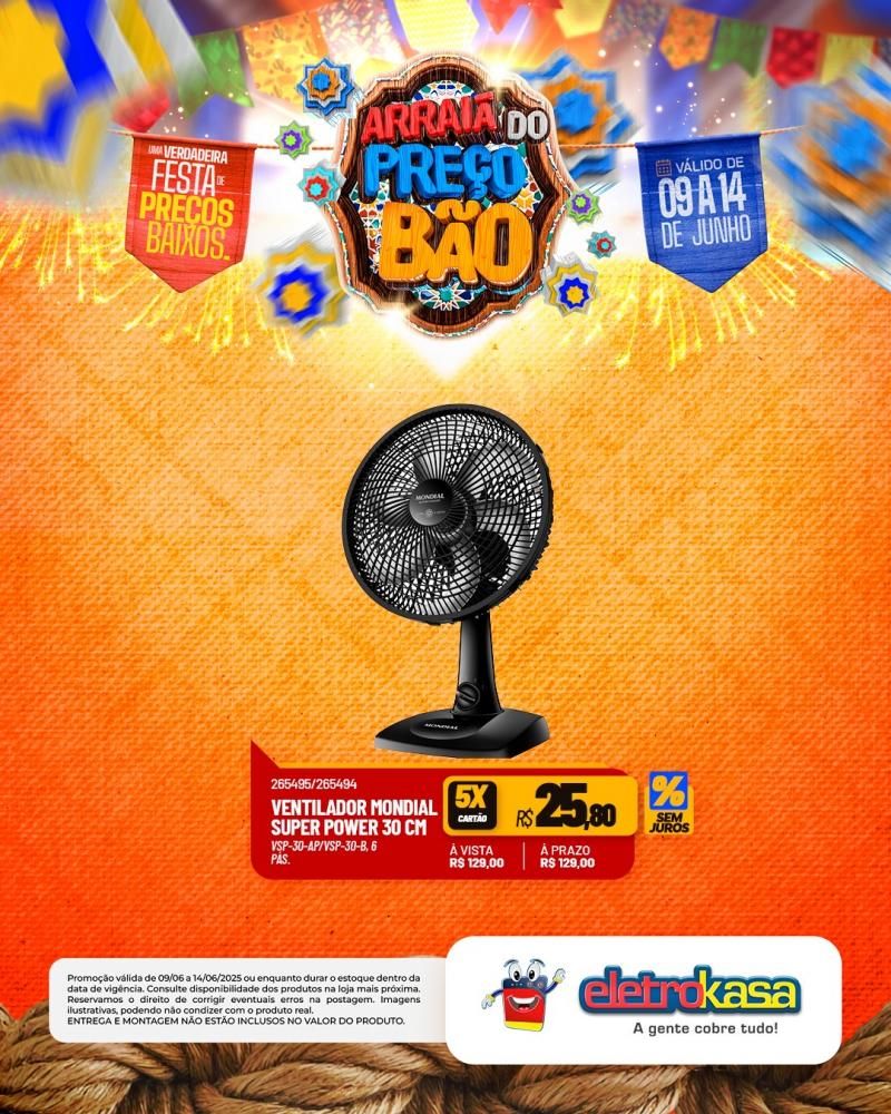 Festa de Preços Baixos, nas Lojas eletroKasa, em Rolim de Moura Festa de Preços Baixos, nas Lojas eletroKasa, em Rolim de Moura