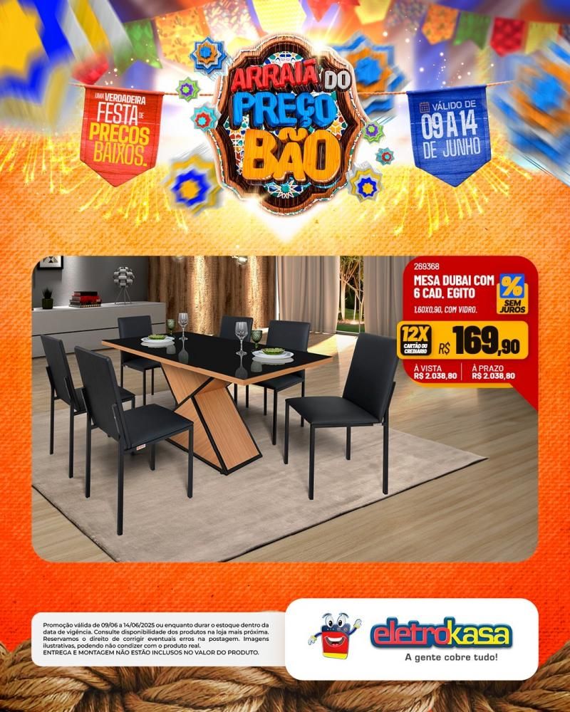 Festa de Preços Baixos, nas Lojas eletroKasa, em Rolim de Moura Festa de Preços Baixos, nas Lojas eletroKasa, em Rolim de Moura