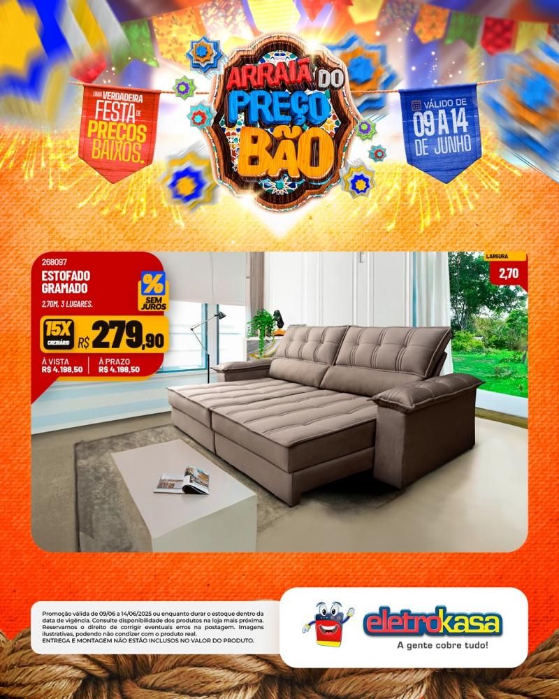 Festa de Preços Baixos, nas Lojas eletroKasa, em Rolim de Moura Festa de Preços Baixos, nas Lojas eletroKasa, em Rolim de Moura