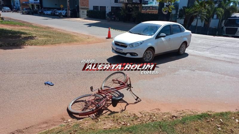 Mais um acidente foi registrado em Rolim de Moura; desta vez ciclista ficou ferido Mais um acidente foi registrado em Rolim de Moura; desta vez ciclista ficou ferido