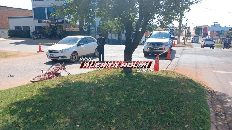 Mais um acidente foi registrado em Rolim de Moura; desta vez ciclista ficou ferido Mais um acidente foi registrado em Rolim de Moura; desta vez ciclista ficou ferido