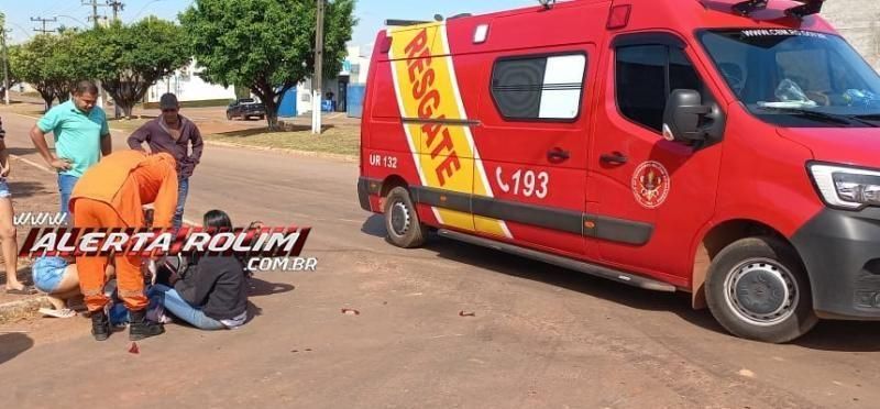 Novas imagens mostram motorista avançando preferencial e colidindo em moto que estavam mãe e filha, em Rolim de Moura Novas imagens mostram motorista avançando preferencial e colidindo em moto que estavam mãe e filha, em Rolim de Moura
