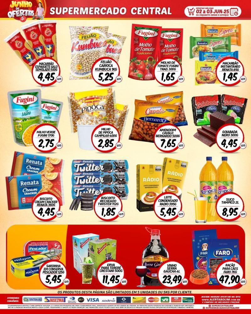 Ofertas Supermercado Central de Rolim de Moura Ofertas Supermercado Central de Rolim de Moura