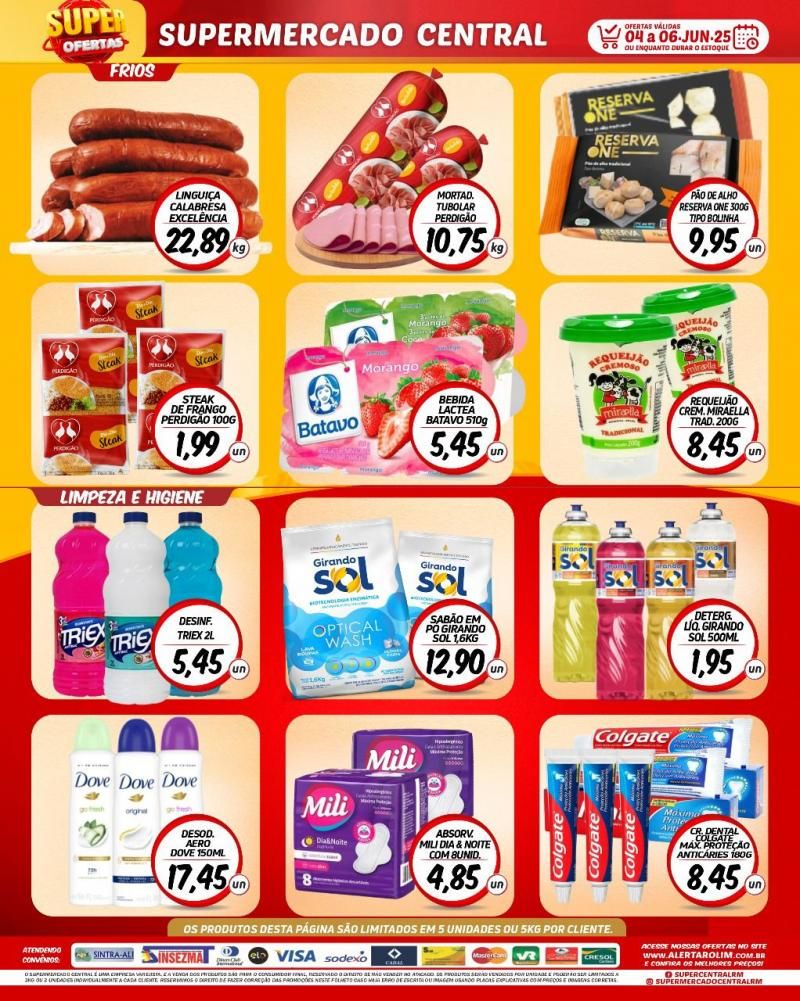 Ofertas Supermercado Central de Rolim de Moura Ofertas Supermercado Central de Rolim de Moura