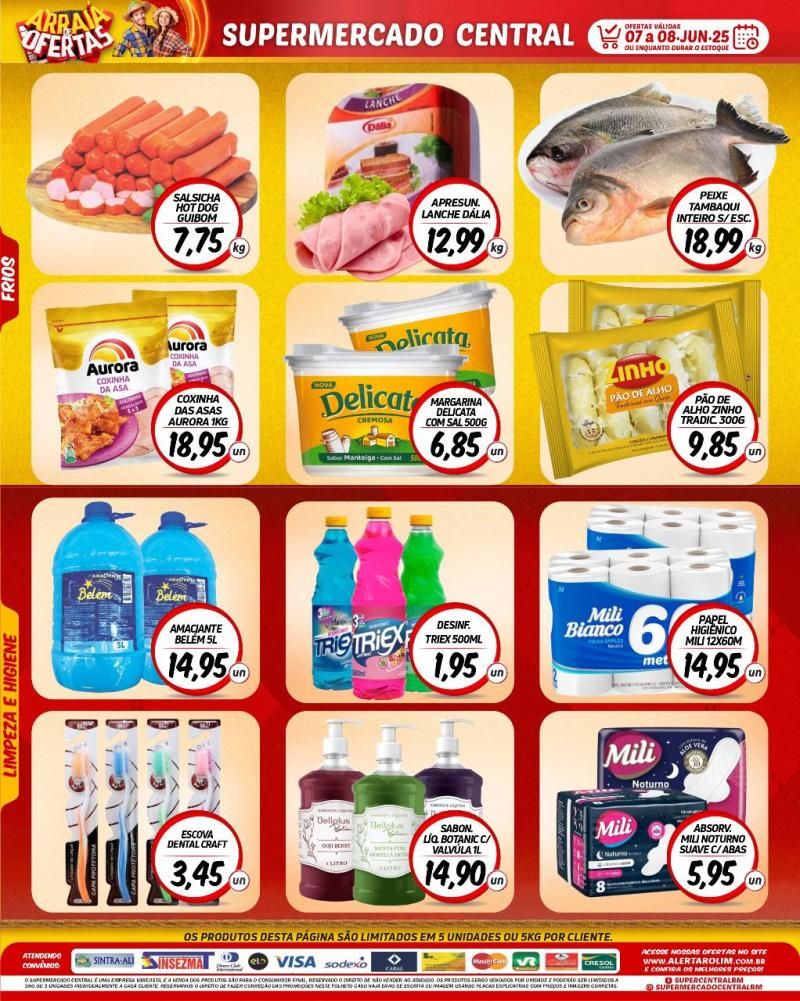 Ofertas Supermercado Central de Rolim de Moura Ofertas Supermercado Central de Rolim de Moura