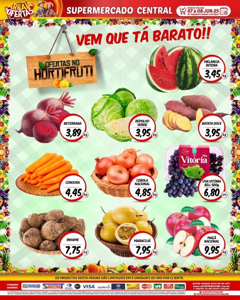 Ofertas Supermercado Central de Rolim de Moura Ofertas Supermercado Central de Rolim de Moura