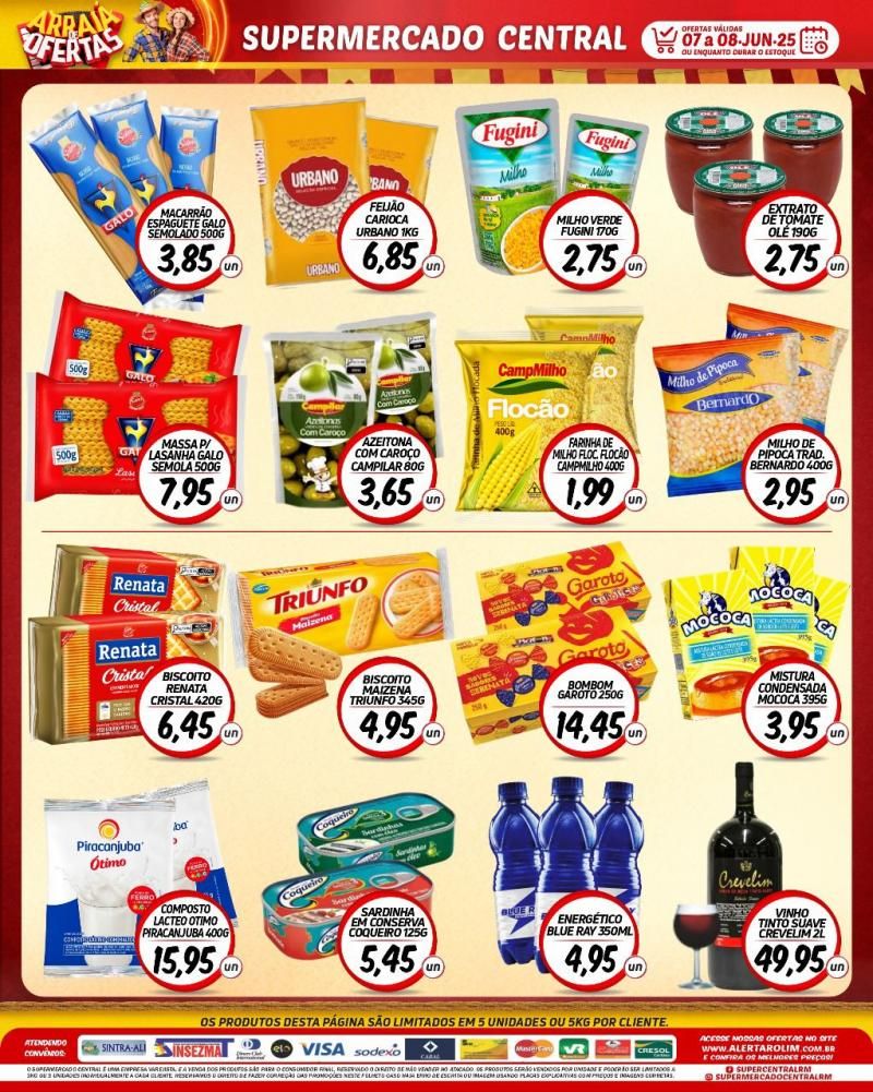 Ofertas Supermercado Central de Rolim de Moura Ofertas Supermercado Central de Rolim de Moura