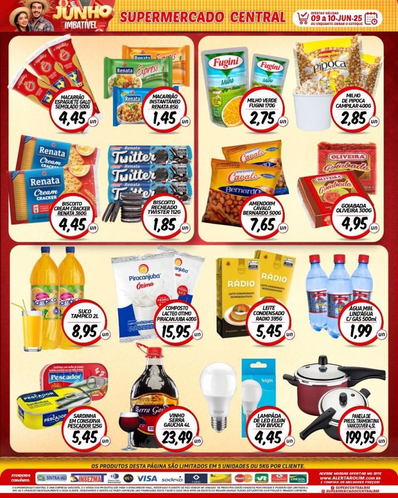 Ofertas Supermercado Central de Rolim de Moura Ofertas Supermercado Central de Rolim de Moura