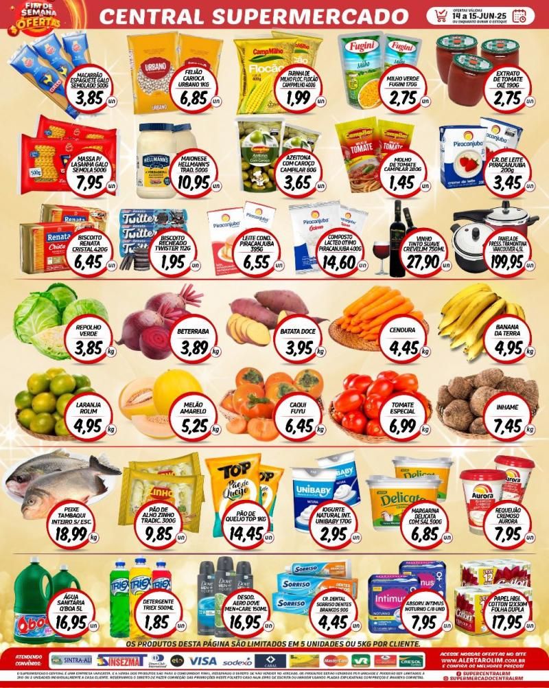 Ofertas Supermercado Central de Rolim de Moura Ofertas Supermercado Central de Rolim de Moura