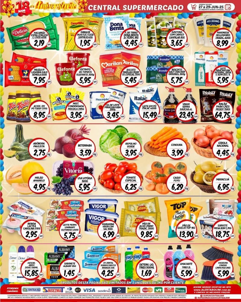 Ofertas Supermercado Central de Rolim de Moura Ofertas Supermercado Central de Rolim de Moura