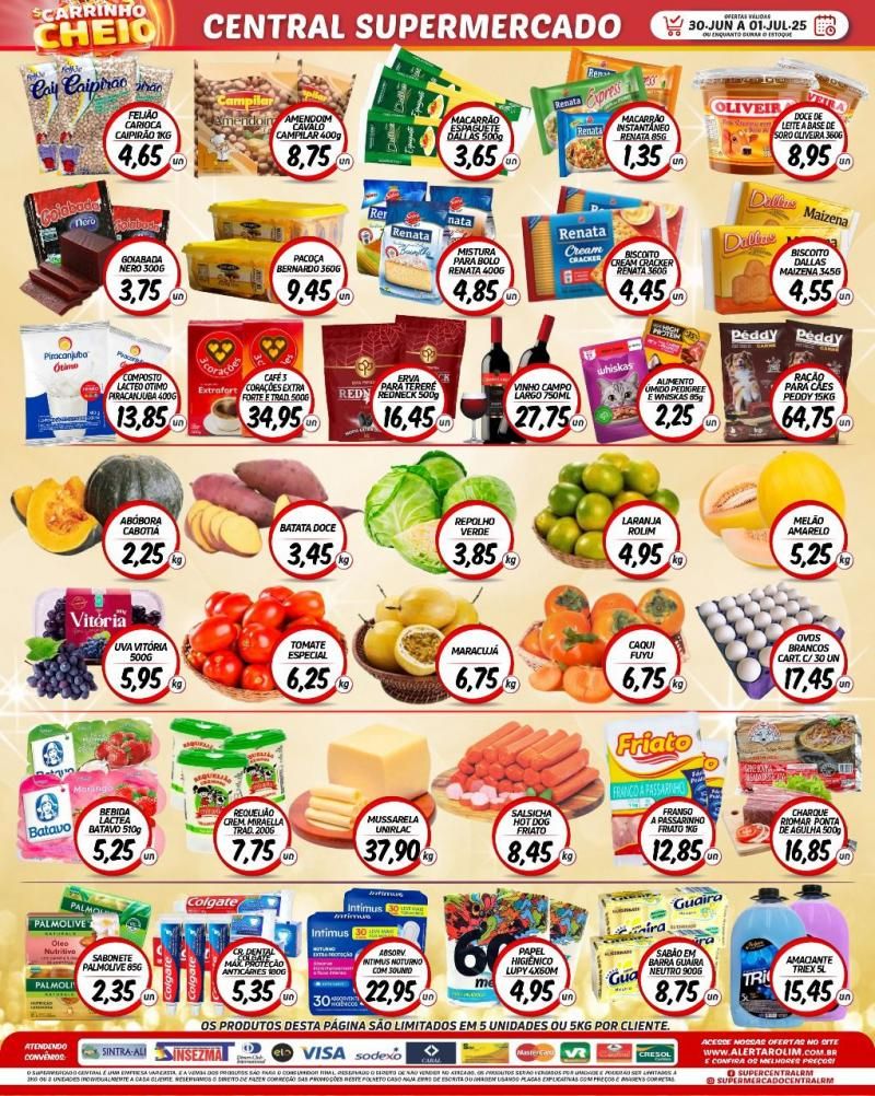 Ofertas Supermercado Central de Rolim de Moura Ofertas Supermercado Central de Rolim de Moura