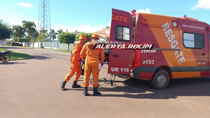 Quarto acidente de trânsito do dia envolveu carro e moto e deixou uma pessoa ferida, em Rolim de Moura Quarto acidente de trânsito do dia envolveu carro e moto e deixou uma pessoa ferida, em Rolim de Moura