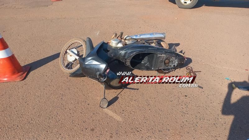 Segundo acidente do dia em Rolim de Moura envolveu carro e moto foi registrado no bairro Beira Rio Segundo acidente do dia em Rolim de Moura envolveu carro e moto foi registrado no bairro Beira Rio
