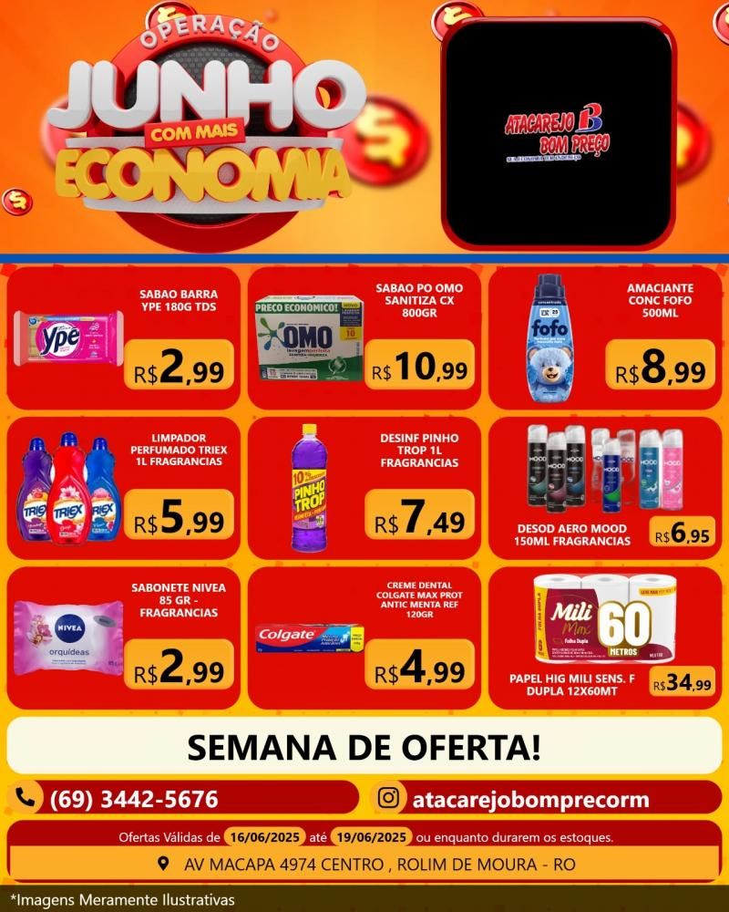 SEMANA DE OFERTAS no ATACAREJO BOM PREÇO, em Rolim de Moura SEMANA DE OFERTAS no ATACAREJO BOM PREÇO, em Rolim de Moura