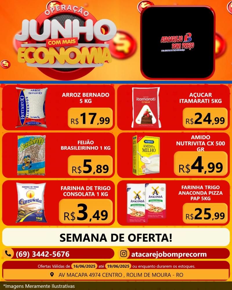 SEMANA DE OFERTAS no ATACAREJO BOM PREÇO, em Rolim de Moura SEMANA DE OFERTAS no ATACAREJO BOM PREÇO, em Rolim de Moura