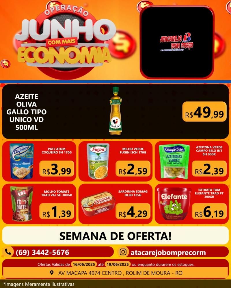 SEMANA DE OFERTAS no ATACAREJO BOM PREÇO, em Rolim de Moura SEMANA DE OFERTAS no ATACAREJO BOM PREÇO, em Rolim de Moura