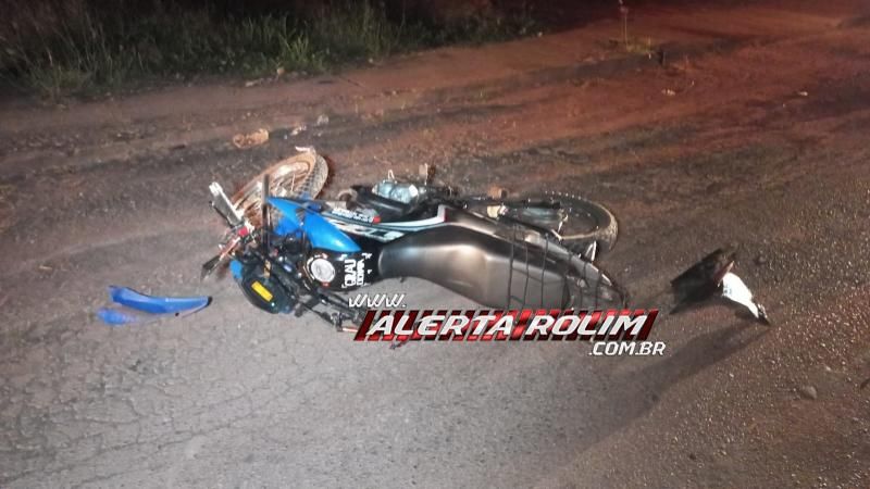 Violento acidente entre motocicletas em Rolim de Moura deixou um dos condutores com fratura exposta Violento acidente entre motocicletas em Rolim de Moura deixou um dos condutores com fratura exposta