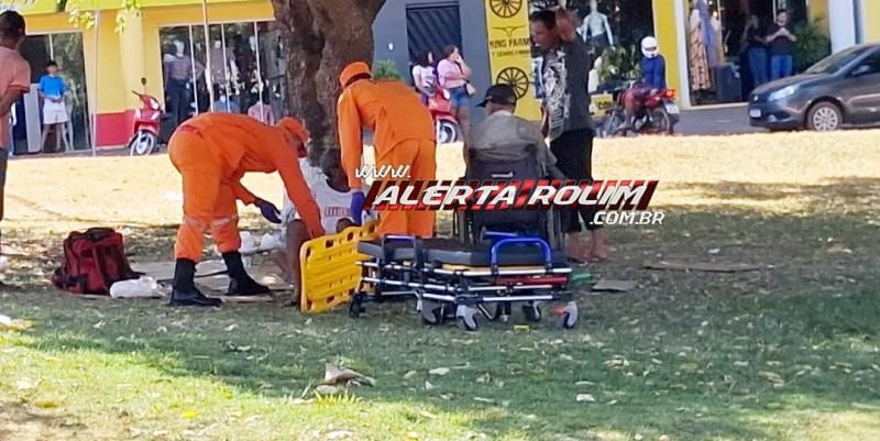 Confusão entre andarilhos terminou com um deles esfaqueado, em Rolim de Moura Confusão entre andarilhos terminou com um deles esfaqueado, em Rolim de Moura