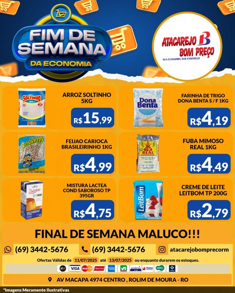 Fim de Semana da Economia do Atacarejo Bom Preço de Rolim de Moura Fim de Semana da Economia do Atacarejo Bom Preço de Rolim de Moura