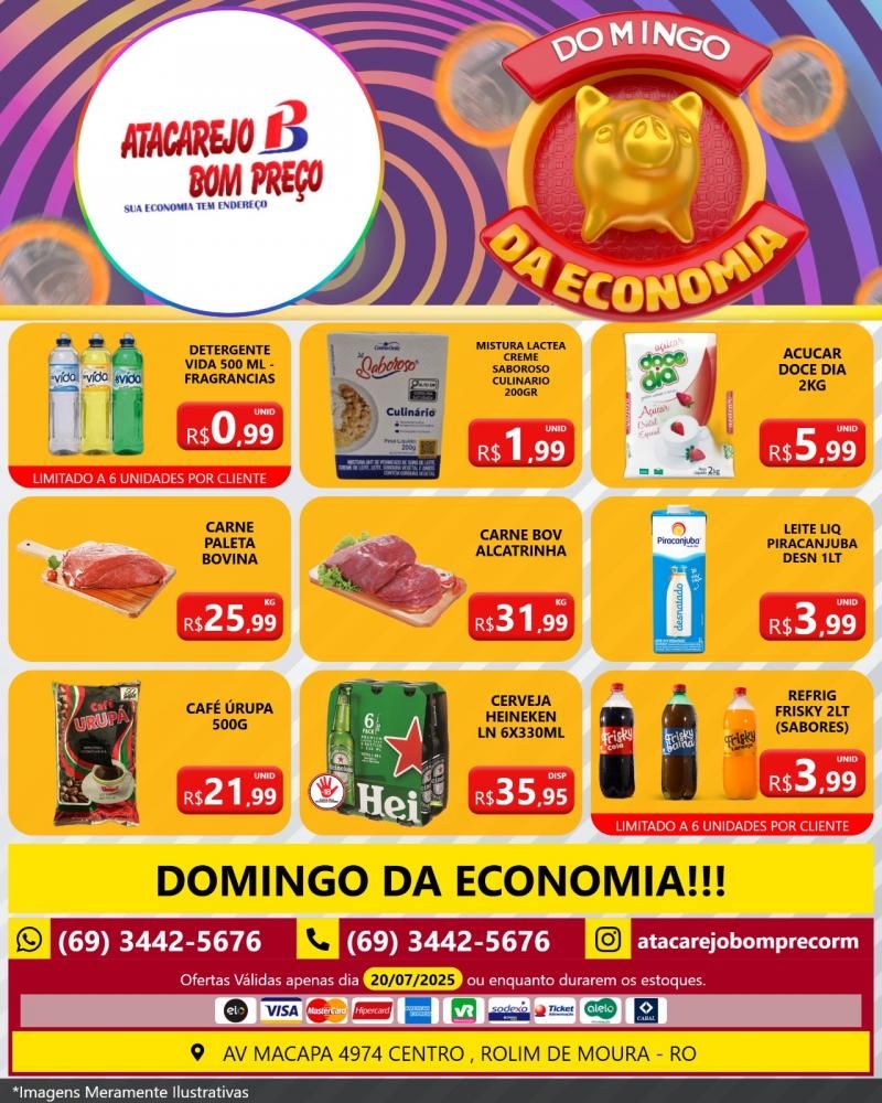 FIM DE SEMANA DE OFERTAS no ATACAREJO BOM PREÇO, em Rolim de Moura FIM DE SEMANA DE OFERTAS no ATACAREJO BOM PREÇO, em Rolim de Moura