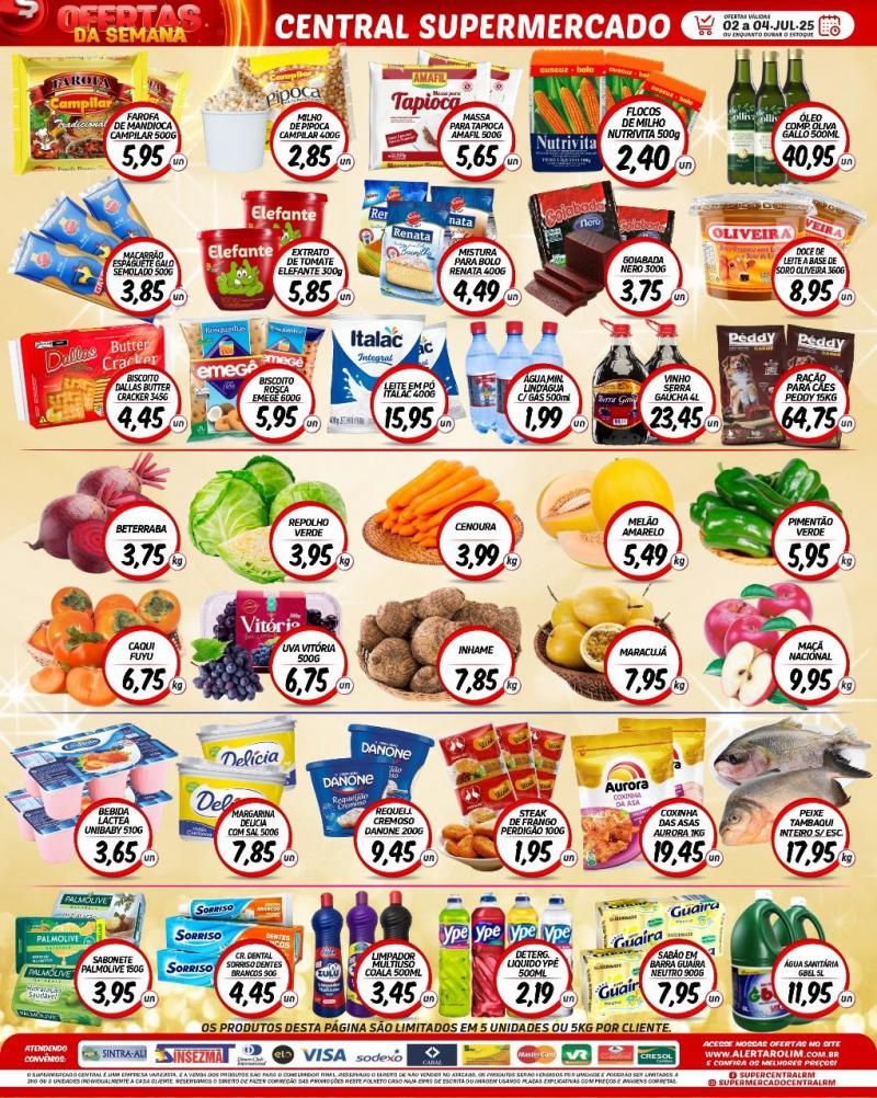 Ofertas Supermercado Central de Rolim de Moura Ofertas Supermercado Central de Rolim de Moura
