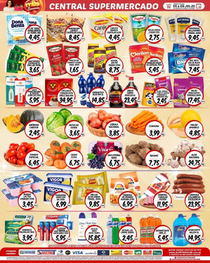Ofertas Supermercado Central de Rolim de Moura Ofertas Supermercado Central de Rolim de Moura