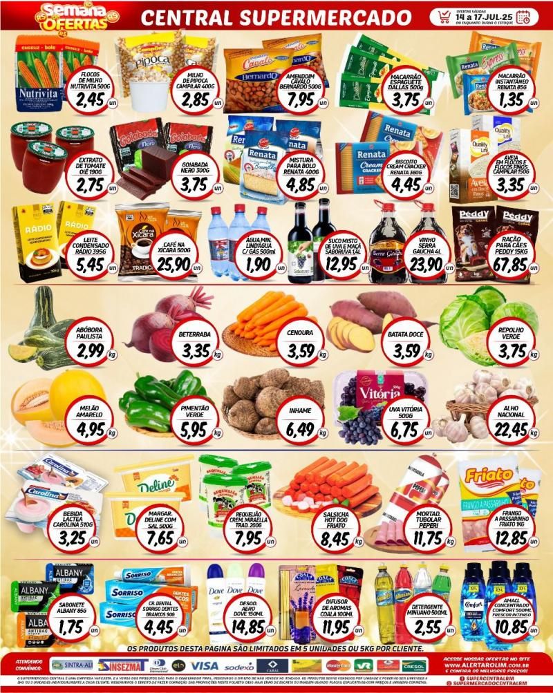 Ofertas Supermercado Central de Rolim de Moura Ofertas Supermercado Central de Rolim de Moura