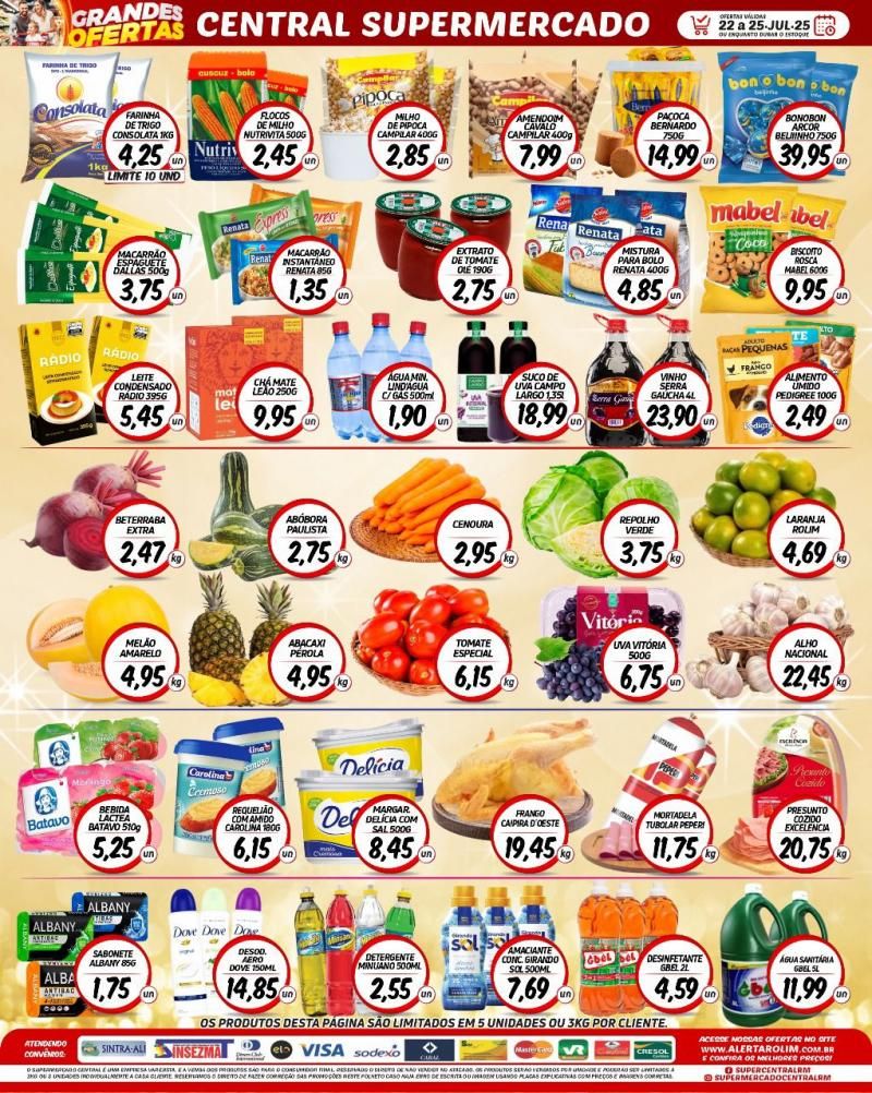 Ofertas Supermercado Central de Rolim de Moura Ofertas Supermercado Central de Rolim de Moura