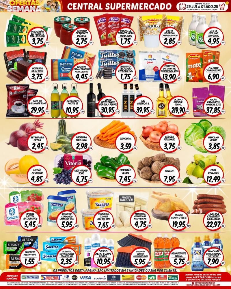 Ofertas Supermercado Central de Rolim de Moura Ofertas Supermercado Central de Rolim de Moura