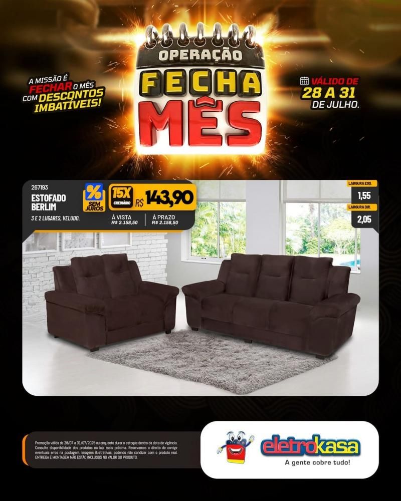 OPERAÇÃO FECHA MÊS com descontos imbatíveis, nas lojas eletroKasa, em Rolim De Moura OPERAÇÃO FECHA MÊS com descontos imbatíveis, nas lojas eletroKasa, em Rolim De Moura