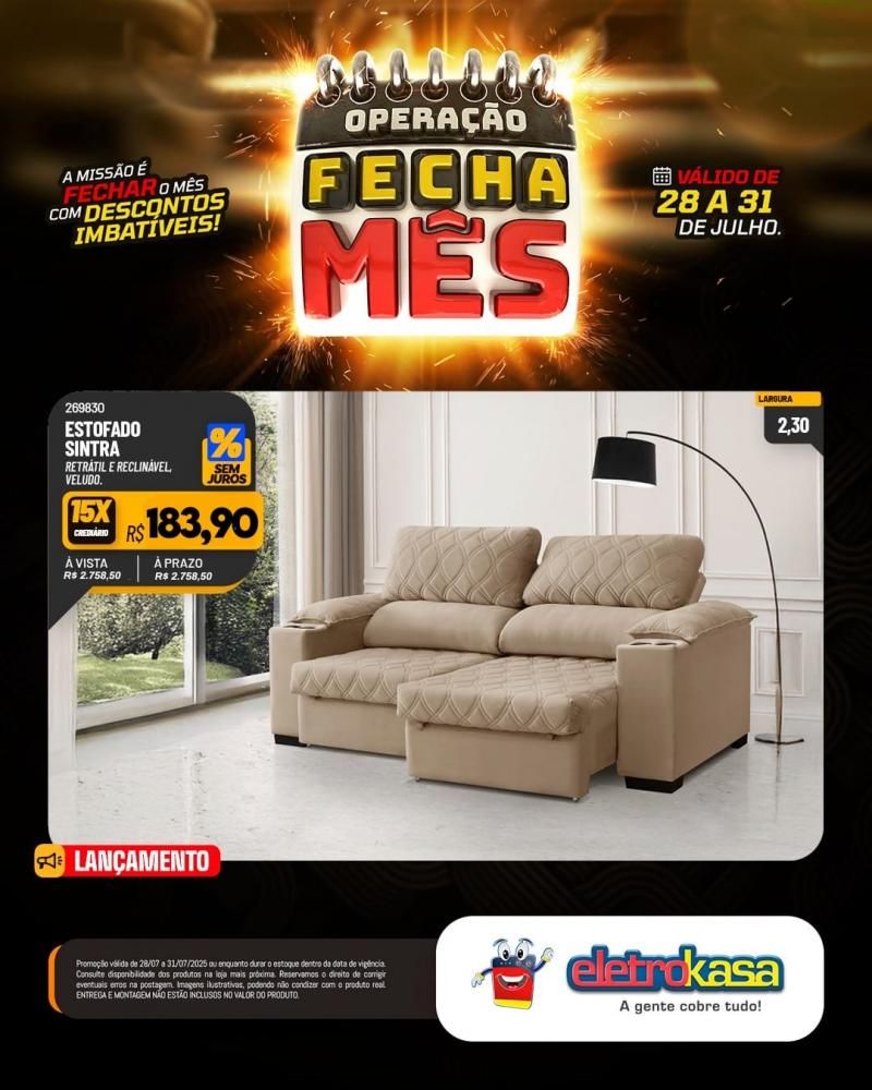 OPERAÇÃO FECHA MÊS com descontos imbatíveis, nas lojas eletroKasa, em Rolim De Moura OPERAÇÃO FECHA MÊS com descontos imbatíveis, nas lojas eletroKasa, em Rolim De Moura