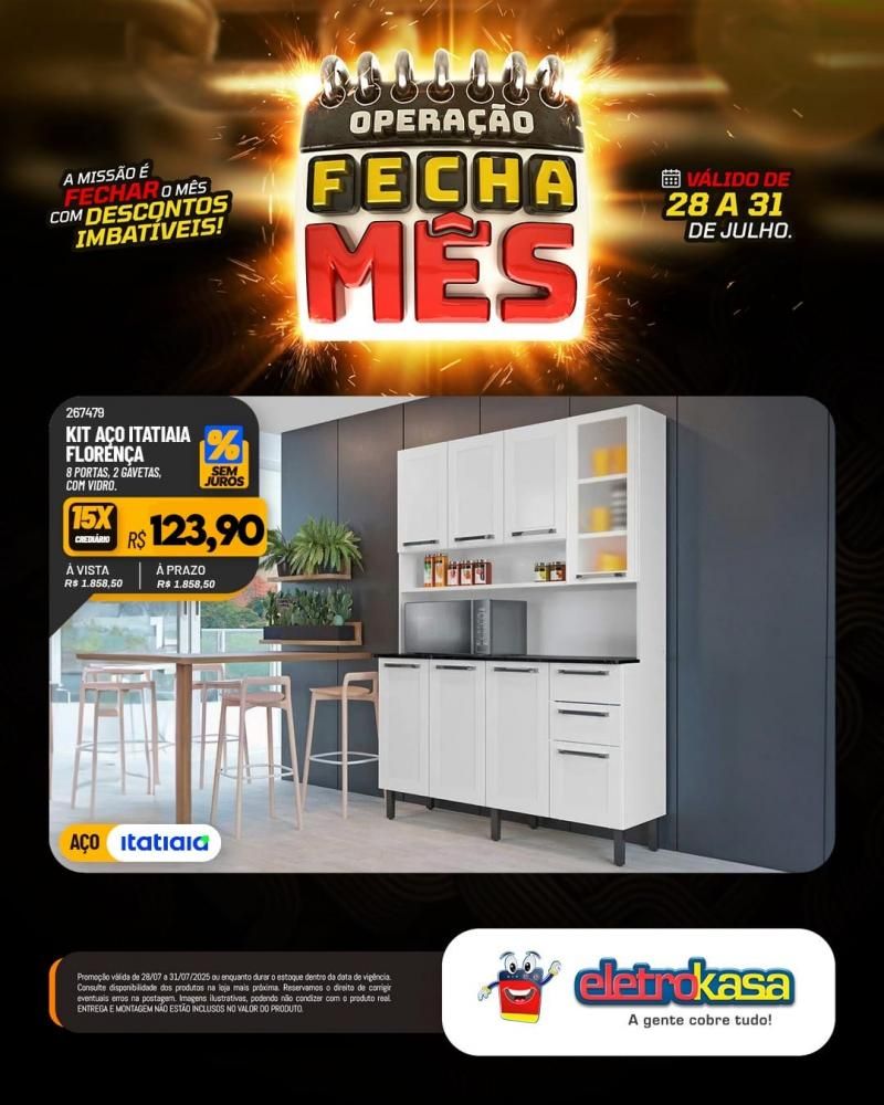 OPERAÇÃO FECHA MÊS com descontos imbatíveis, nas lojas eletroKasa, em Rolim De Moura OPERAÇÃO FECHA MÊS com descontos imbatíveis, nas lojas eletroKasa, em Rolim De Moura