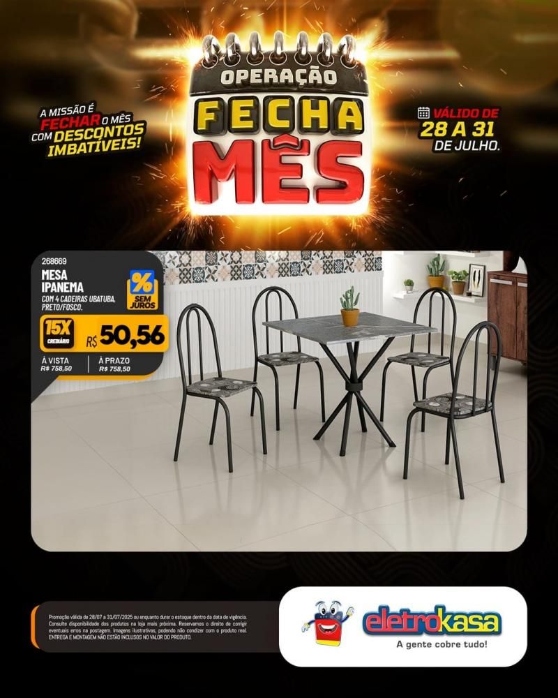 OPERAÇÃO FECHA MÊS com descontos imbatíveis, nas lojas eletroKasa, em Rolim De Moura OPERAÇÃO FECHA MÊS com descontos imbatíveis, nas lojas eletroKasa, em Rolim De Moura