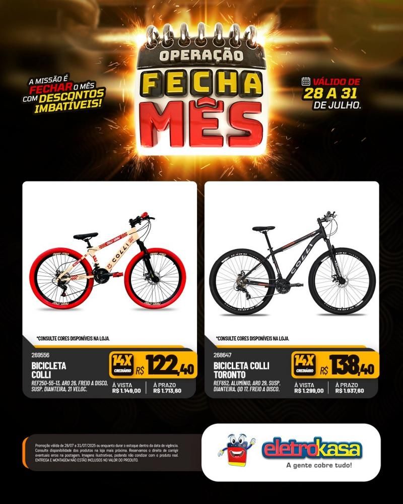 OPERAÇÃO FECHA MÊS com descontos imbatíveis, nas lojas eletroKasa, em Rolim De Moura OPERAÇÃO FECHA MÊS com descontos imbatíveis, nas lojas eletroKasa, em Rolim De Moura