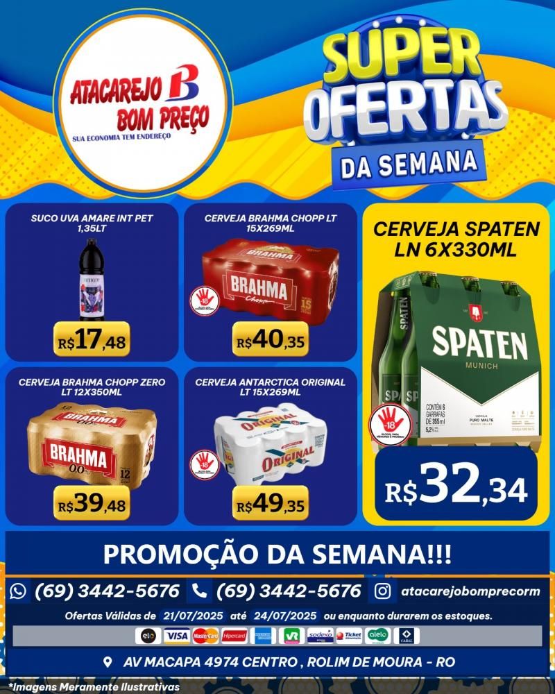 SUPER OFERTAS DA SEMANA no ATACAREJO BOM PREÇO, em Rolim de Moura SUPER OFERTAS DA SEMANA no ATACAREJO BOM PREÇO, em Rolim de Moura