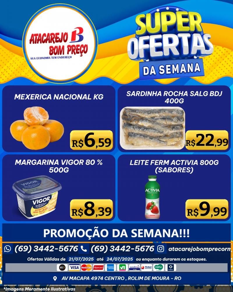 SUPER OFERTAS DA SEMANA no ATACAREJO BOM PREÇO, em Rolim de Moura SUPER OFERTAS DA SEMANA no ATACAREJO BOM PREÇO, em Rolim de Moura