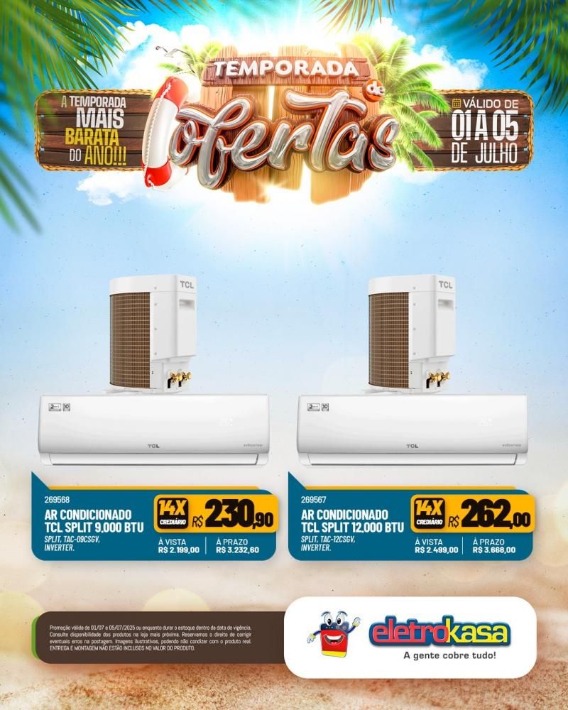 TEMPORADA DE GRANDES OFERTAS nas lojas eletroKasa, em Rolim de Moura TEMPORADA DE GRANDES OFERTAS nas lojas eletroKasa, em Rolim de Moura