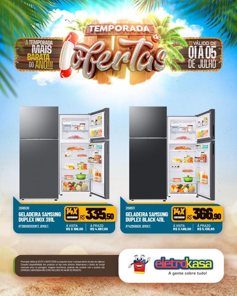 TEMPORADA DE GRANDES OFERTAS nas lojas eletroKasa, em Rolim de Moura TEMPORADA DE GRANDES OFERTAS nas lojas eletroKasa, em Rolim de Moura