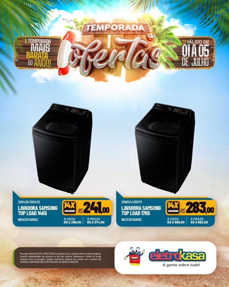 TEMPORADA DE GRANDES OFERTAS nas lojas eletroKasa, em Rolim de Moura TEMPORADA DE GRANDES OFERTAS nas lojas eletroKasa, em Rolim de Moura