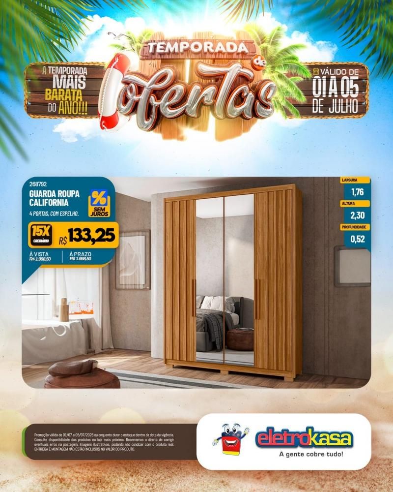 TEMPORADA DE GRANDES OFERTAS nas lojas eletroKasa, em Rolim de Moura TEMPORADA DE GRANDES OFERTAS nas lojas eletroKasa, em Rolim de Moura