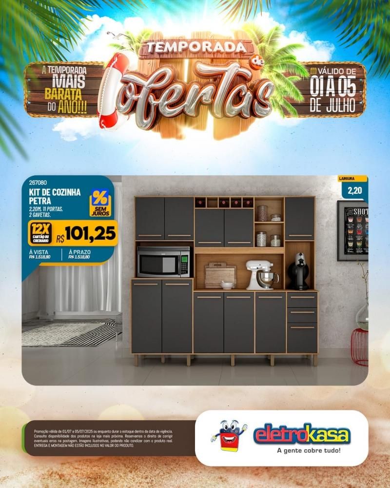 TEMPORADA DE GRANDES OFERTAS nas lojas eletroKasa, em Rolim de Moura TEMPORADA DE GRANDES OFERTAS nas lojas eletroKasa, em Rolim de Moura