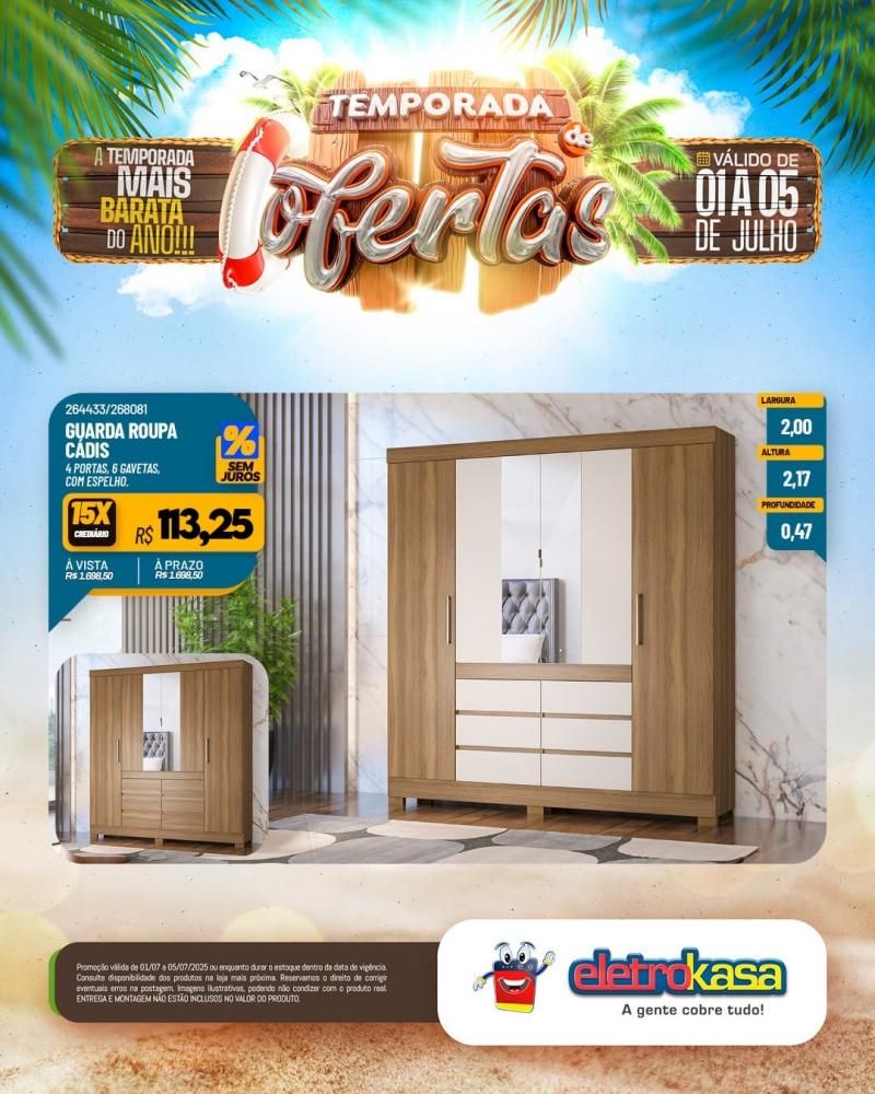 TEMPORADA DE GRANDES OFERTAS nas lojas eletroKasa, em Rolim de Moura TEMPORADA DE GRANDES OFERTAS nas lojas eletroKasa, em Rolim de Moura