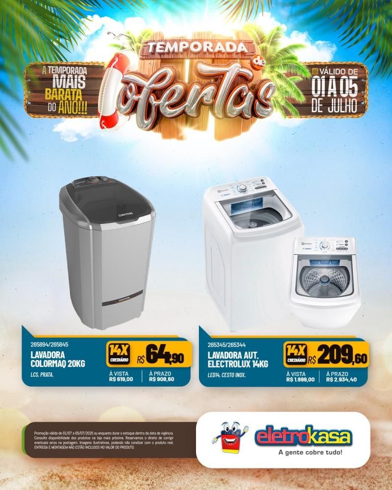 TEMPORADA DE GRANDES OFERTAS nas lojas eletroKasa, em Rolim de Moura TEMPORADA DE GRANDES OFERTAS nas lojas eletroKasa, em Rolim de Moura