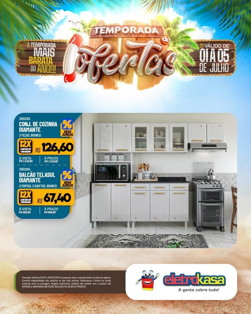 TEMPORADA DE GRANDES OFERTAS nas lojas eletroKasa, em Rolim de Moura TEMPORADA DE GRANDES OFERTAS nas lojas eletroKasa, em Rolim de Moura